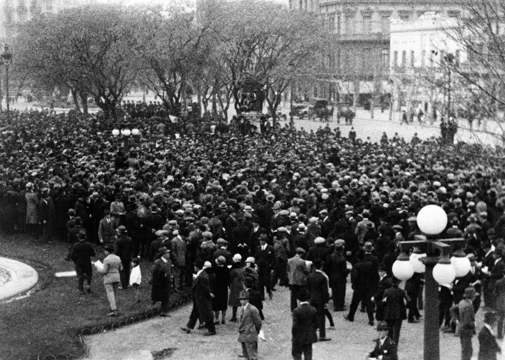 1927: Sacco Vanzetti Demonstration